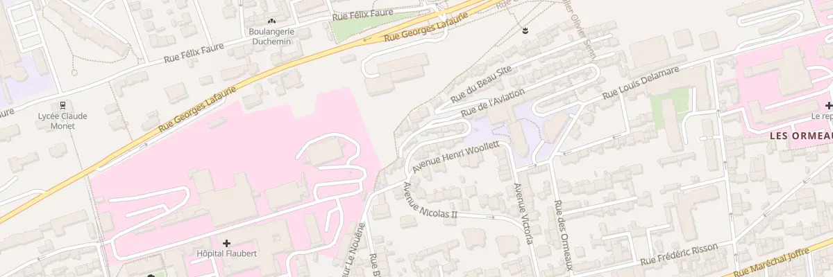 Plan du 2B Rue de l’Aviation au Havre