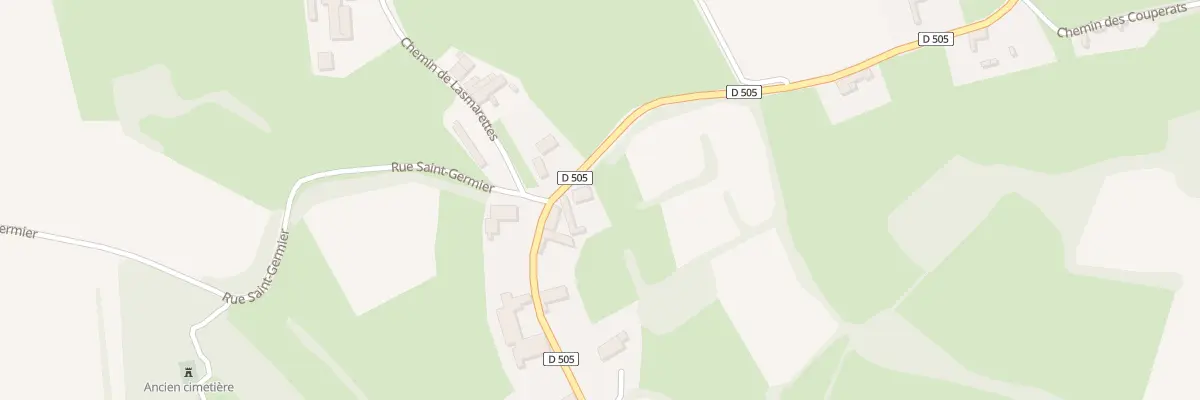 Plan du 2 Rue de la Mongie à Monfaucon