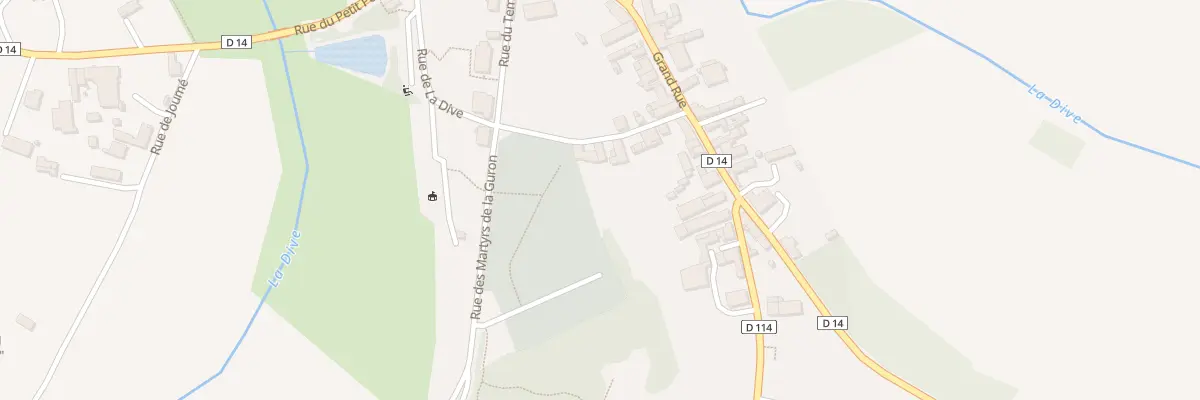 Plan du 3 Rue de la Dive à Rom
