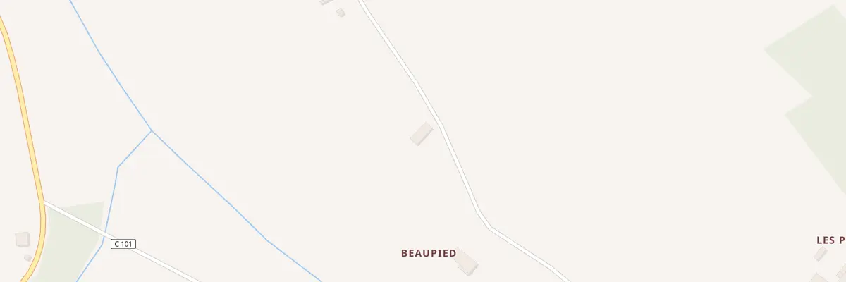 Plan du 7 Beaupied à Saint-Vivien-de-Monségur