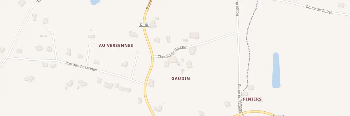 Plan du 52 Chem de Gaudin à Lagupie