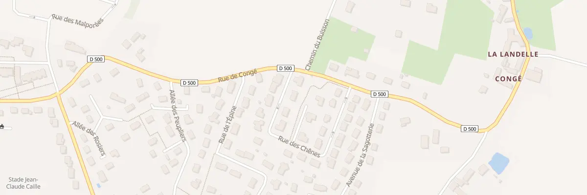 Plan du 3 Rue des Chênes à Valframbert