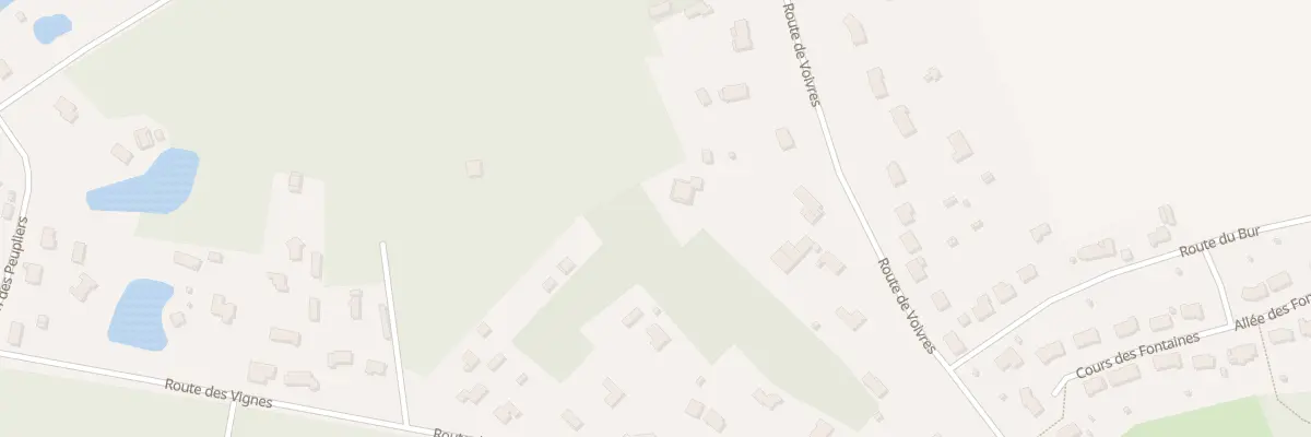 Plan du 333 Rte de Voivres à Fillé