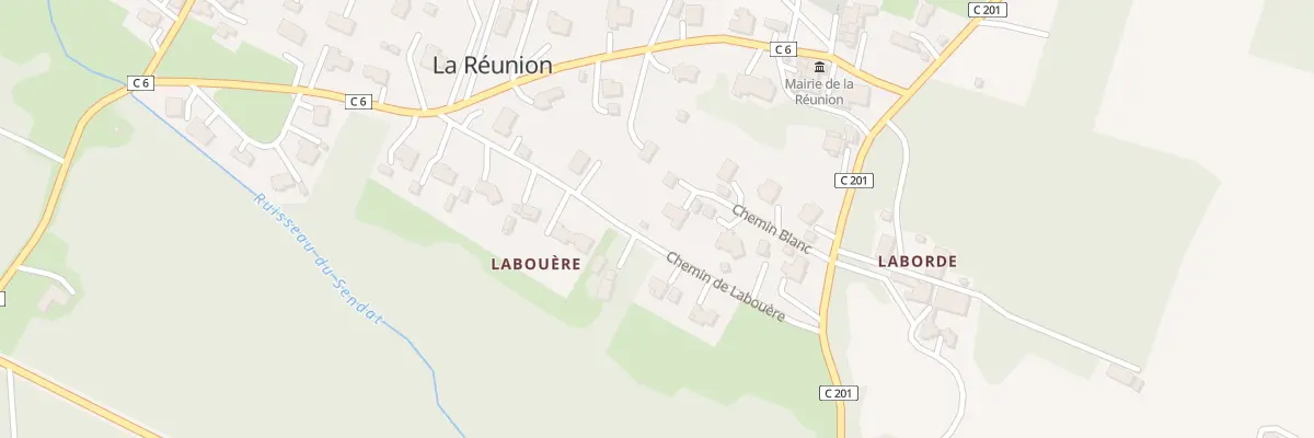 Plan du 89 Che Blanc à La Réunion