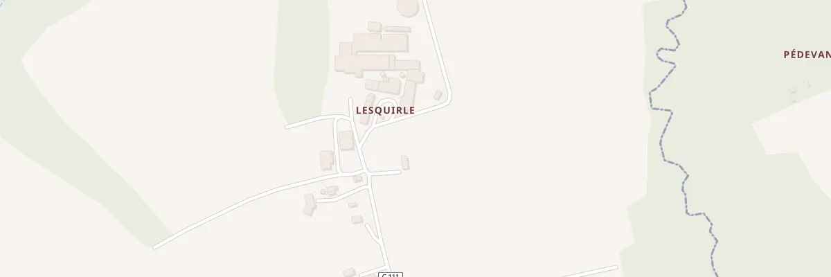 Plan du 2024 Che de Lesquirle à Manciet
