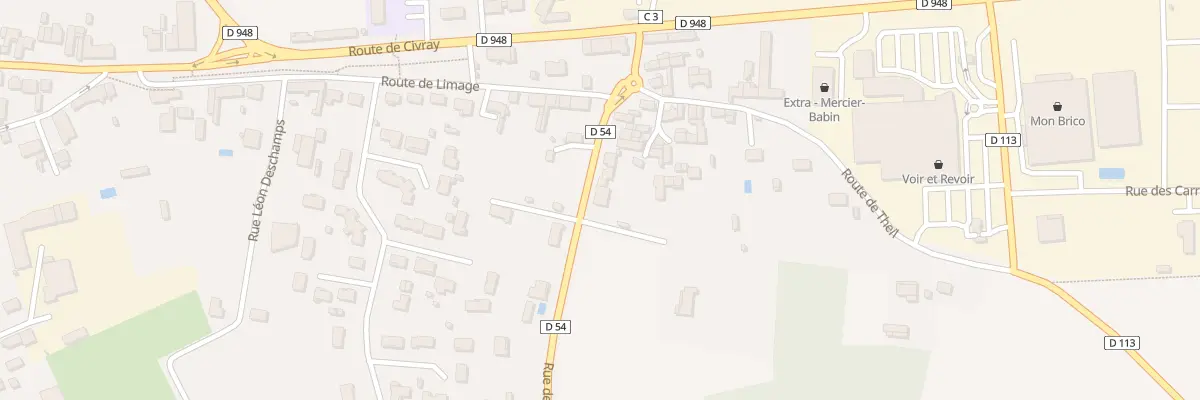 Plan du 7 Rue des Vieilles Vignes à Sauzé-entre-Bois