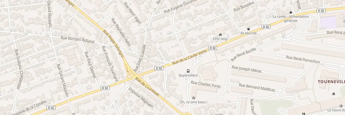 Plan du 215 Rue de la Cavée Verte au Havre