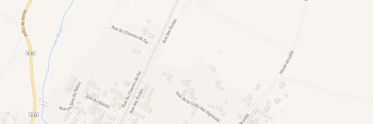 Plan du 5 Rue de la Croix des Vignauds à Luxé