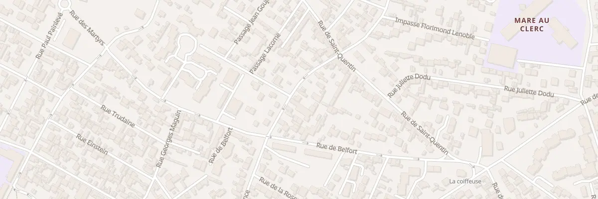 Plan du 14 Rue de Châteaudun au Havre