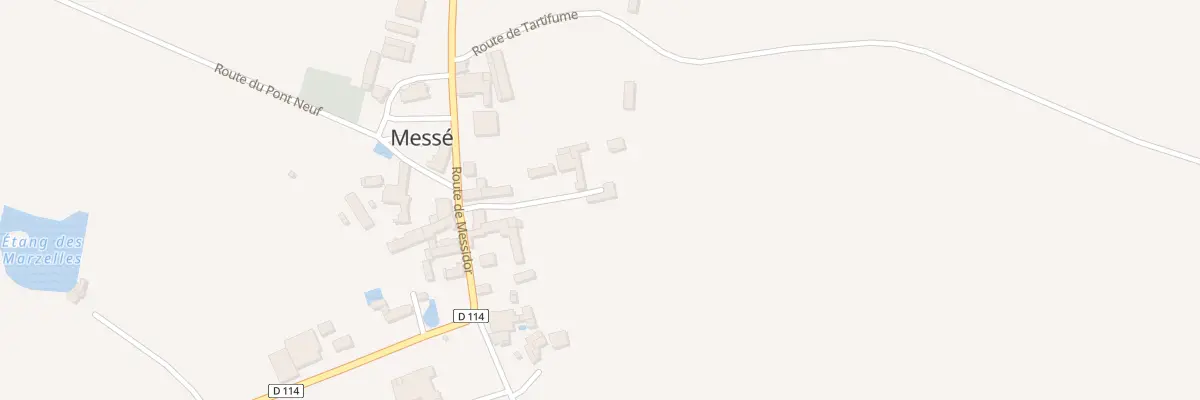 Plan du 2 Imp de l’Ancienne Poste à Messé