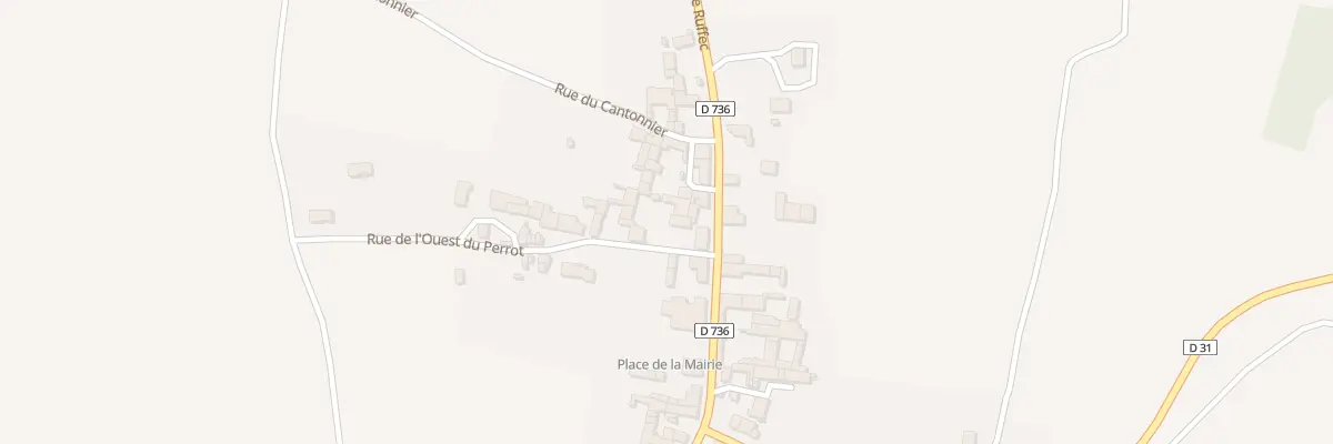 Plan du 4 Rue de l’Ouest du Perrot à Charmé