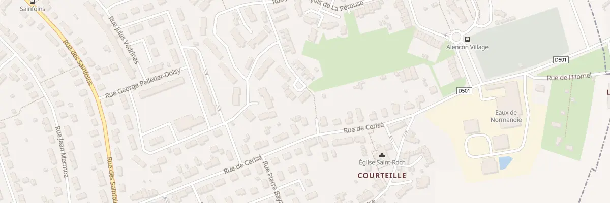 Plan du 14 All Jacques Cartier à Alençon