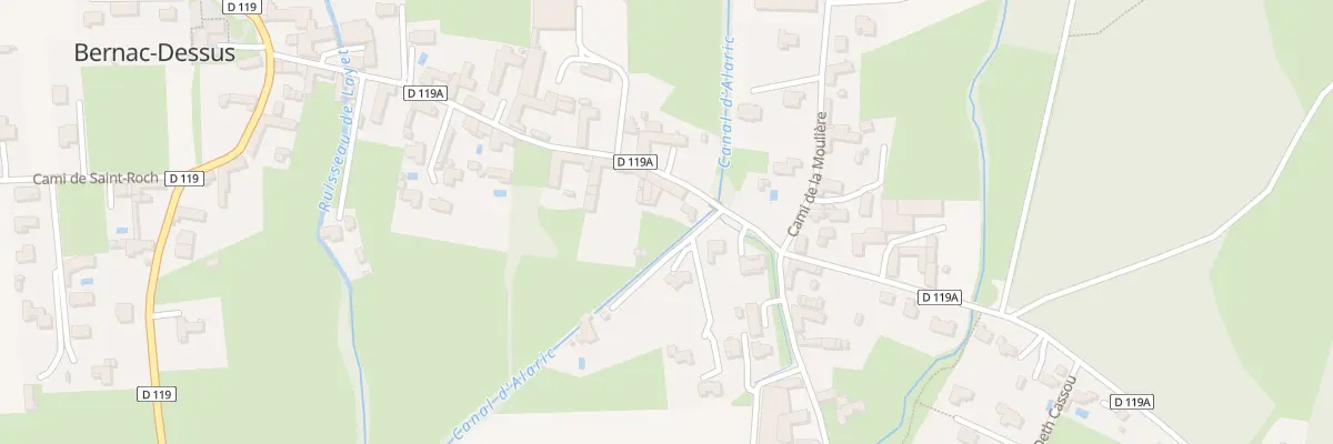 Plan du 34 Rue de l’Alaric à Bernac-Dessus