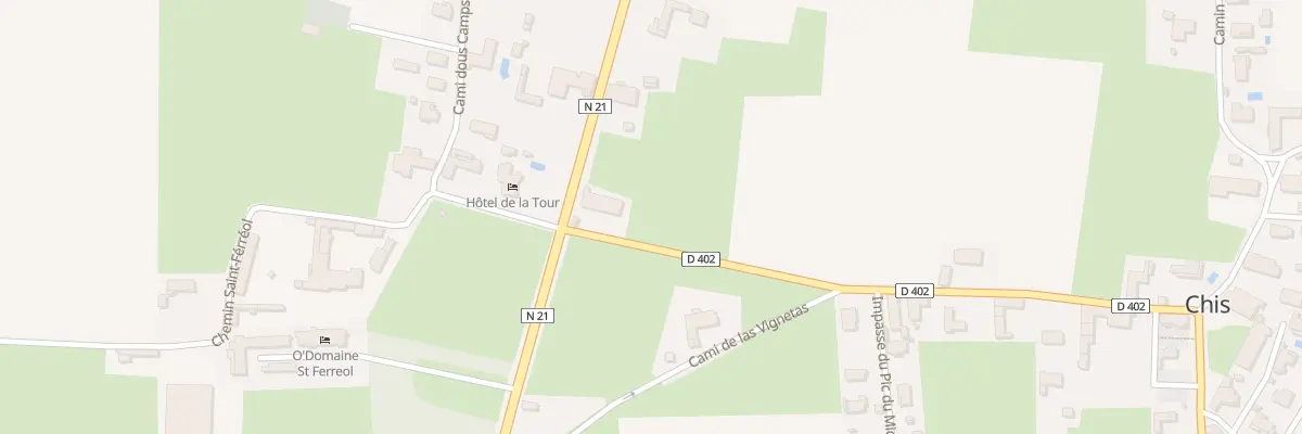 Plan du 26 Rue de la Bigorre à Chis