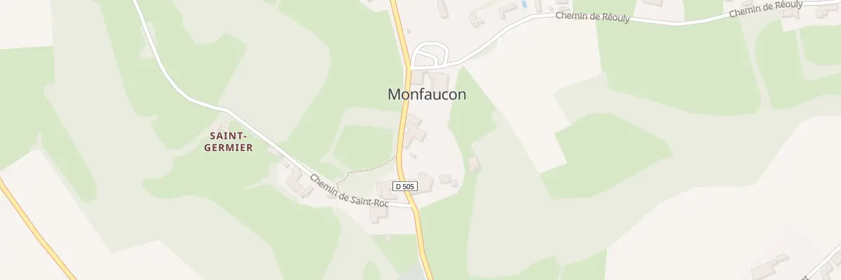 Plan du 18 Rue de l’Eglise à Monfaucon
