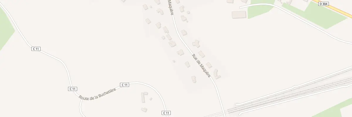 Plan du 55 Rue de Maquère à Aigné