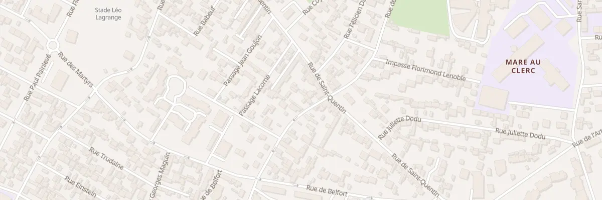 Plan du 21 Rue de Châteaudun au Havre