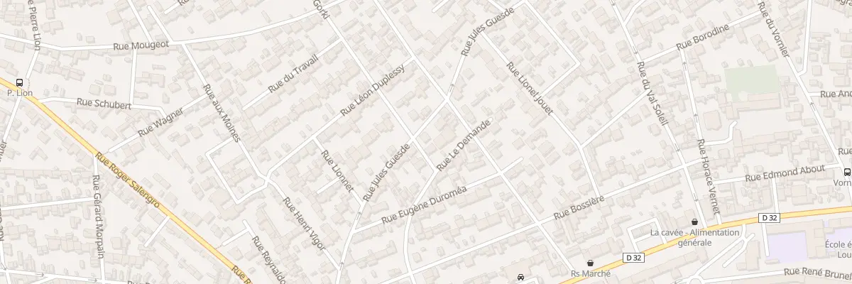 Plan du 48 Rue Jules Guesde au Havre