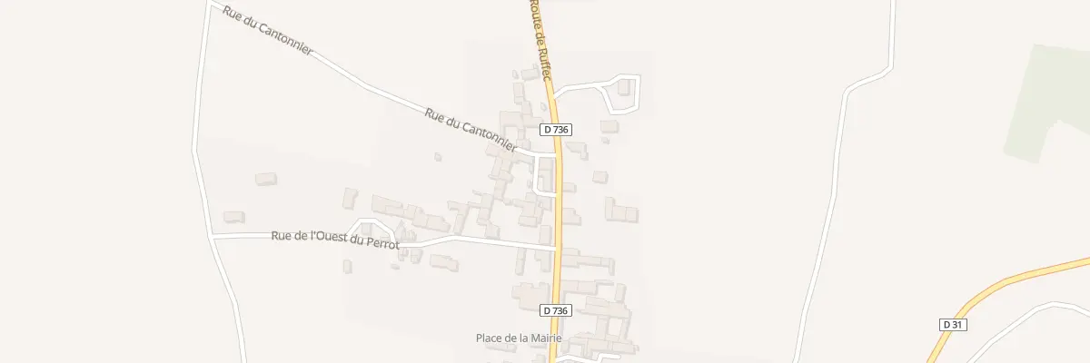 Plan du 2 Rue du Puits à Charmé