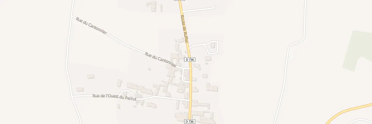 Plan du 2 Rue du Cantonnier à Charmé