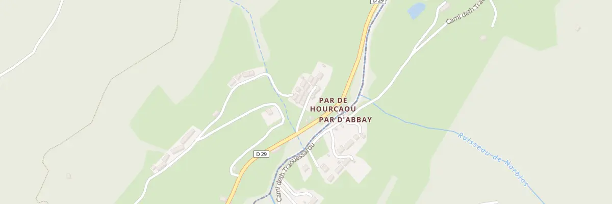 Plan du 125 Che Par de Hourcaou à Bagnères-de-Bigorre