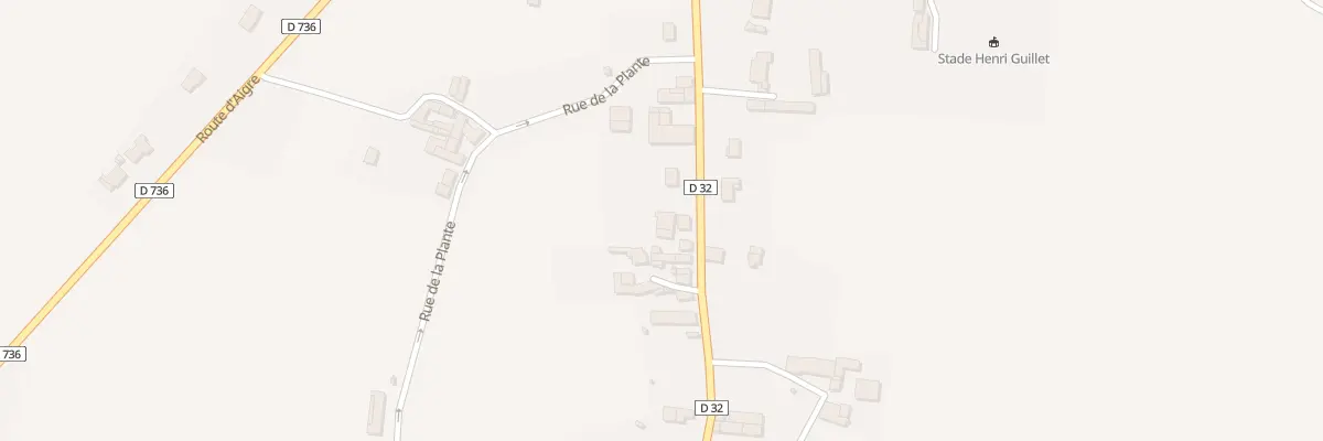 Plan du 8 Rte de Ligné à Charmé