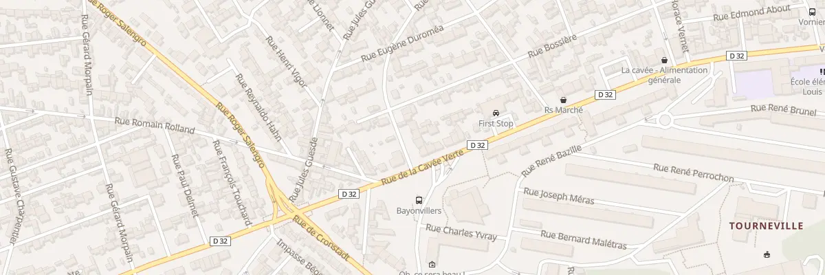 Plan du 6 Rue Le Demandé au Havre