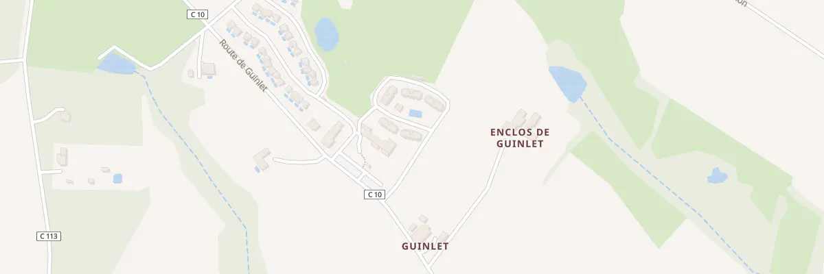 Plan du 1605 Rte de Guinlet à Eauze