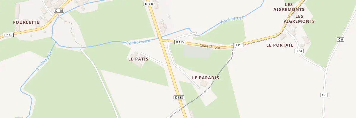 Plan du 5072A Le Paradis à Piacé