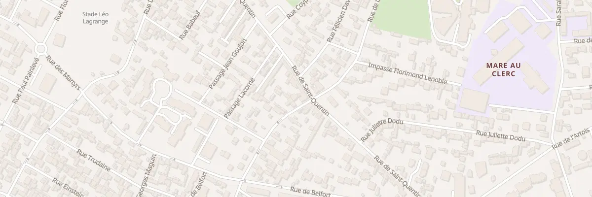 Plan du 23 Rue de Châteaudun au Havre