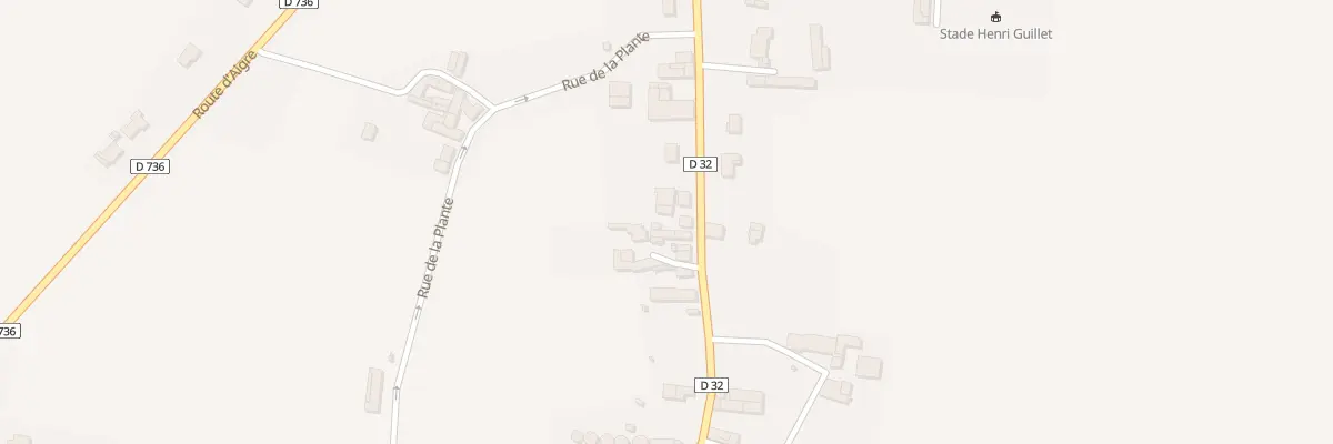 Plan du 10 Rte de Ligné à Charmé