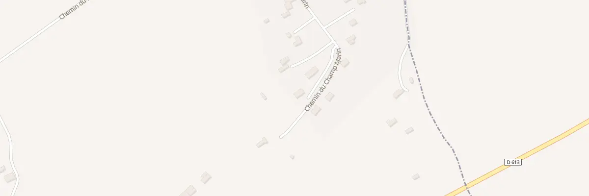 Plan du 12B Che du Champ Marin à La Houblonnière