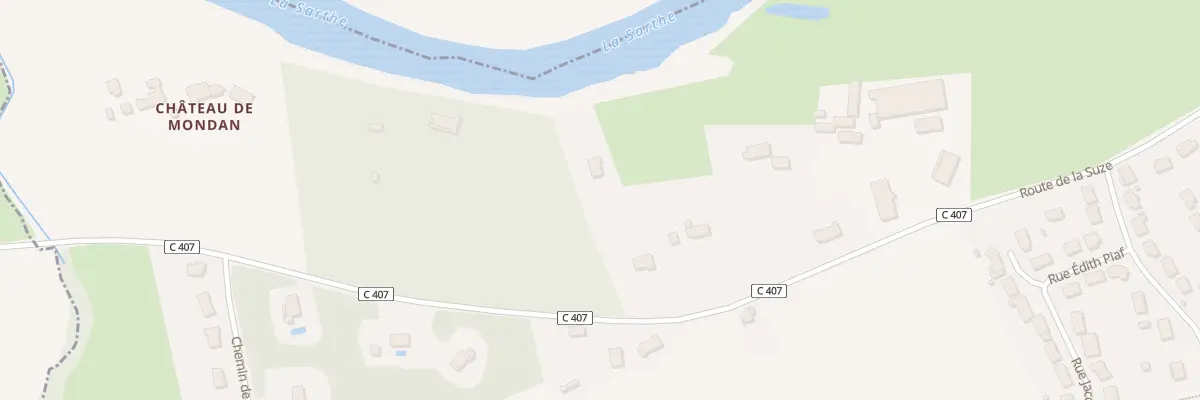 Plan du 26 Rte de la Suze à Guécélard