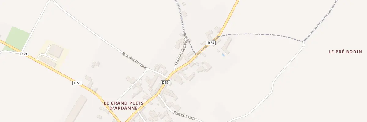 Plan du 1 Rue du Moulin à Vent à Chalais