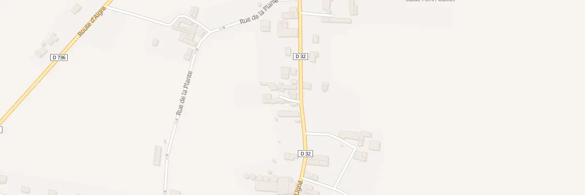 Plan du 14 Rte de Ligné à Charmé