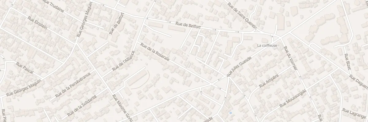 Plan du 21 Rue de la Roseraie au Havre