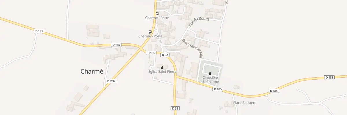 Plan du 7 Rue de l’Église à Charmé