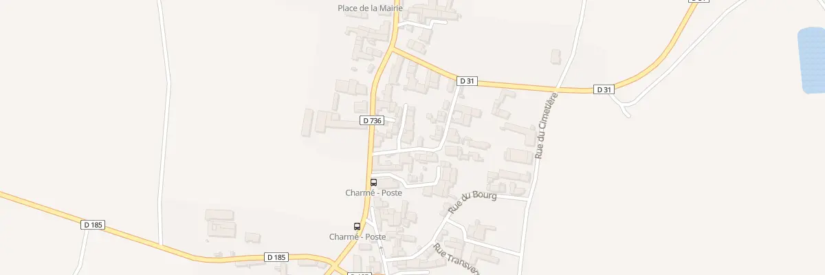 Plan du 5 Rue Haute à Charmé