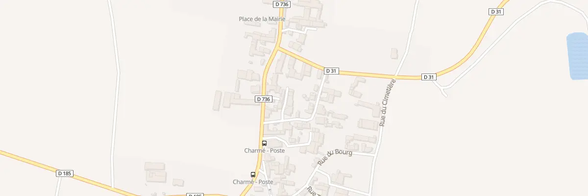 Plan du 3 Rue Haute à Charmé