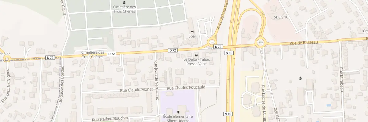 Plan du 337 Rue de Basseau à Angoulême