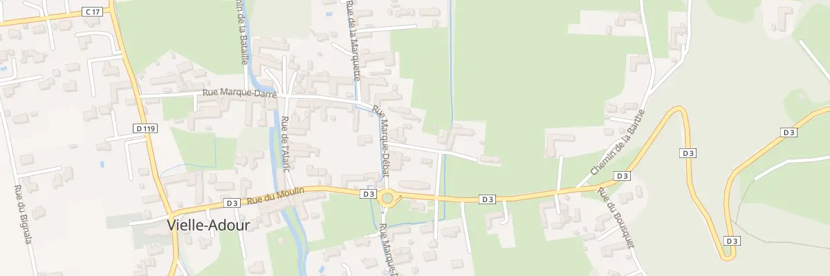 Plan du 3 Rue de l’Ecole à Vielle-Adour