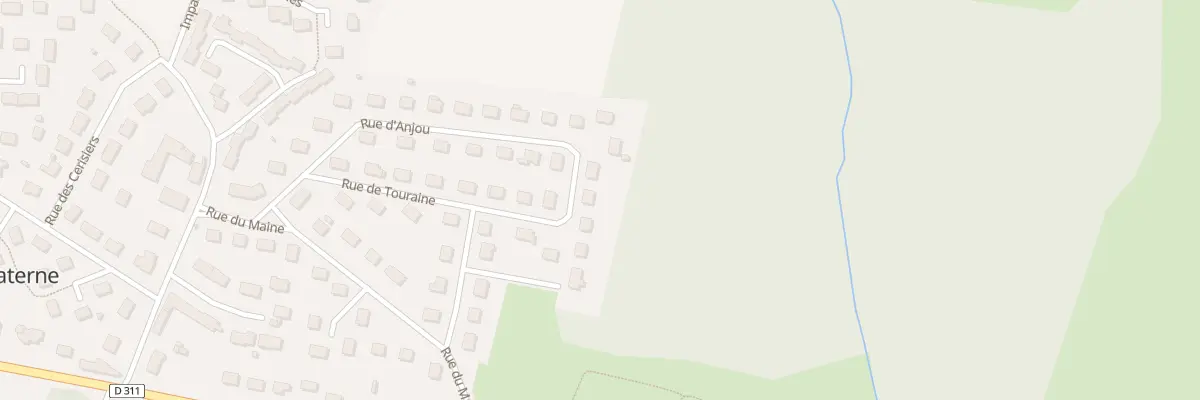 Plan du 20 Rue d’Anjou à Saint-Paterne - Le Chevain