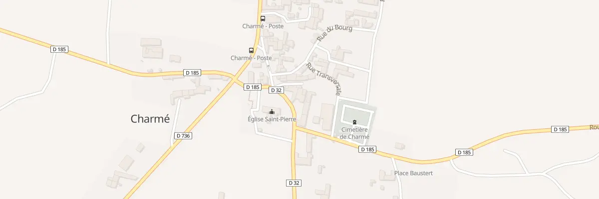 Plan du 9 Rue de l’Église à Charmé