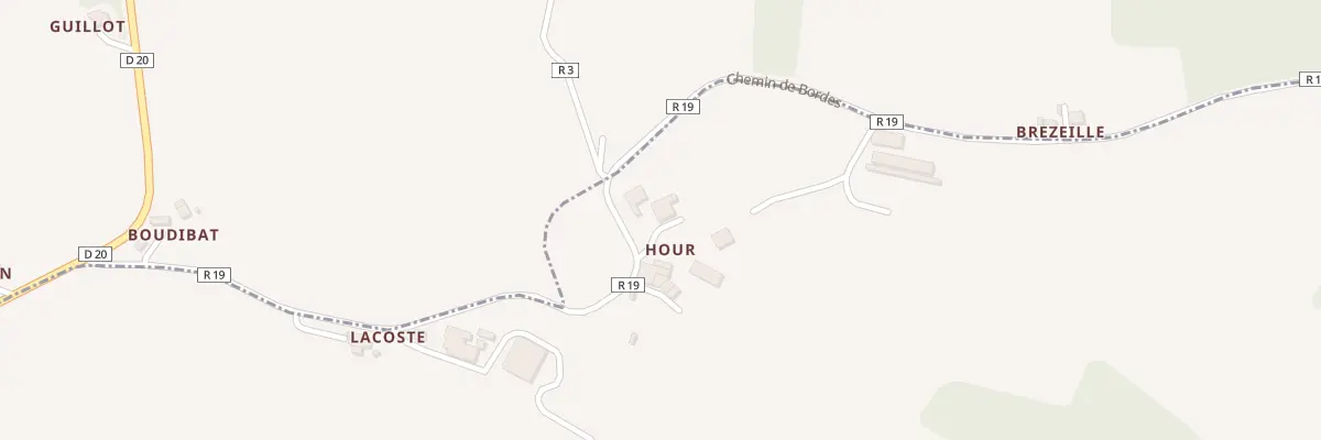Plan du 5284 Hour à Margouët-Meymes