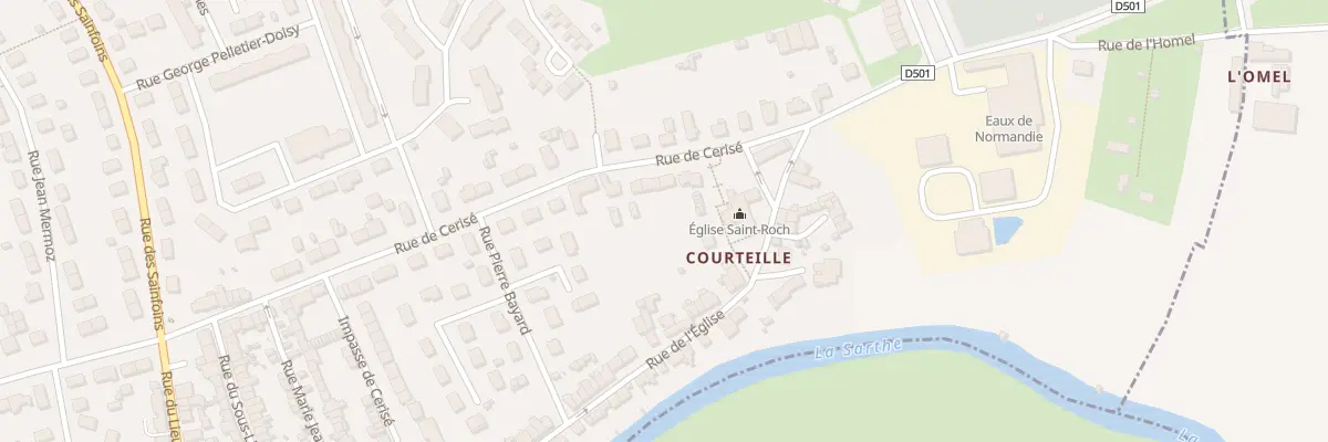 Plan du 132 Rue de Cerisé à Alençon
