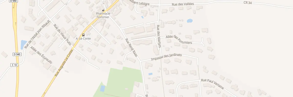 Plan du 14 Rue des Martyrs à Octeville-sur-Mer