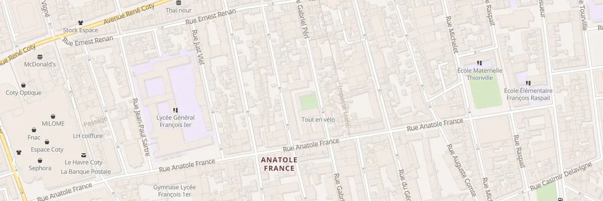 Plan du 77 Rue Gabriel Péri au Havre