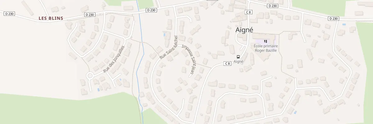 Plan du 4 Imp Saint Jean à Aigné