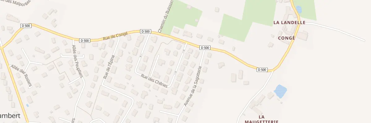 Plan du 30 Rue des Chênes à Valframbert