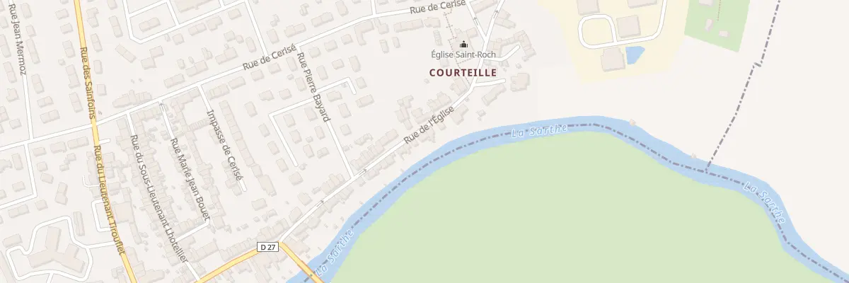 Plan du 46 Rue de l’Église à Alençon